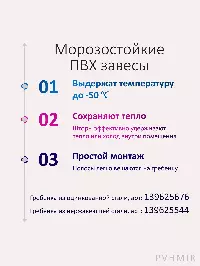 ПВХ завеса для проема 3,2x3,5м